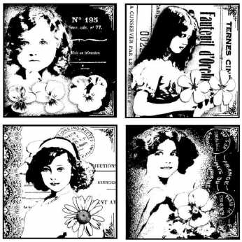 Crafty Individuals Stempel 4 Pretty Young Girls