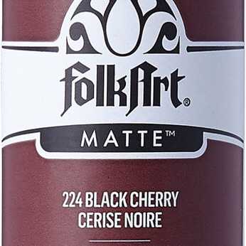 Folkart Acrylic Matte Black Cherry