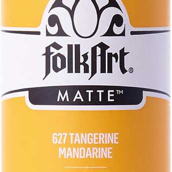 Folkart Acrylic Matte Tangerine