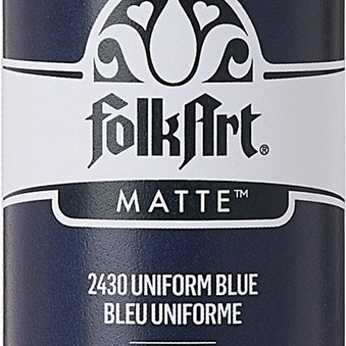 Folkart Acrylic Matte Uniform Blue