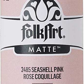 Folkart Acrylic Matte Seashell Pink