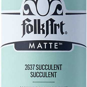 Folkart Acrylic Matte Succulent