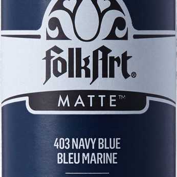 Folkart Acrylic Matte Navy Blue