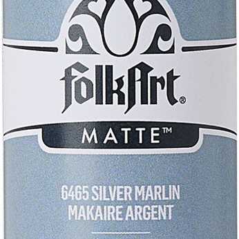 Folkart Acrylic Matte Silver Marlin