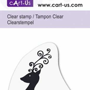 cArt-Us Clear Stamp Rentier Ornament