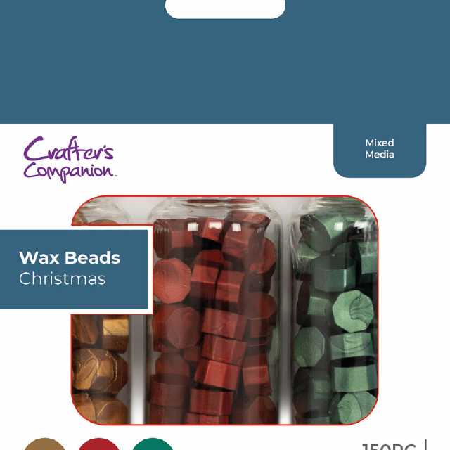 Crafters Companion Wax Beads Christmas