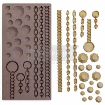 Prima re-design Decor Moulds Gems & Chains