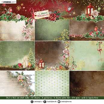 StudioLight Paper Pad Background Magical Christmas