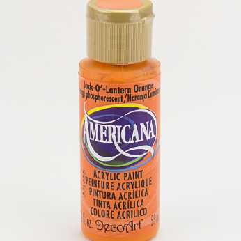 Americana acrylic paint Jack-O-Lantern orange