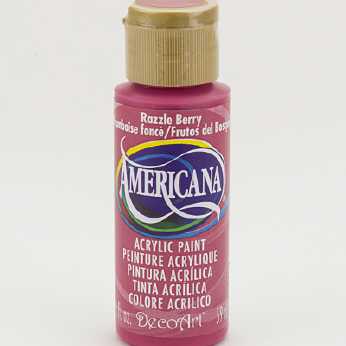 Americana acrylic paint razzle berry