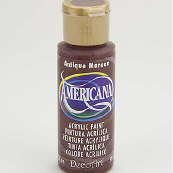 Americana acrylic paint antique maroon