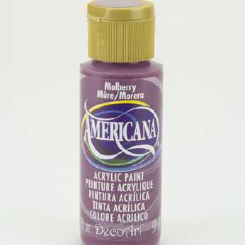 Americana acrylic paint mulberry