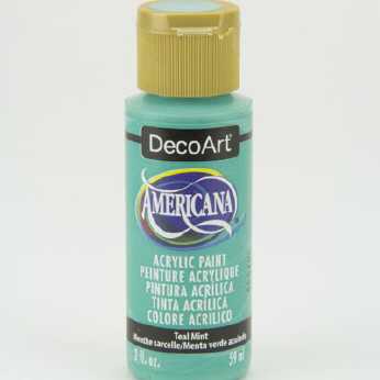 Americana acrylic paint teal mint