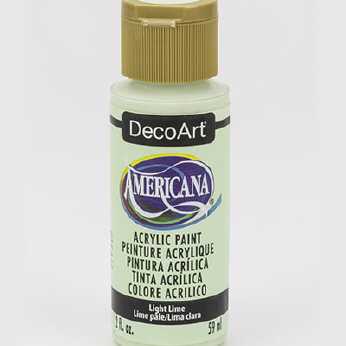 Americana acrylic paint light lime