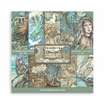Stamperia Paper Pad Songs of the Sea 12x12"