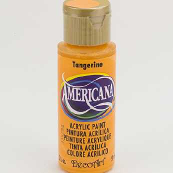 Americana acrylic paint tangerine transparent
