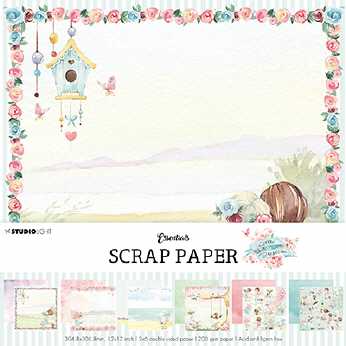 StudioLight Paper Pad Little Blossom 12x12"