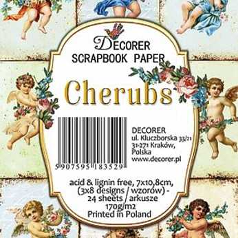 Decorer Mini Paper Pack Cherubs