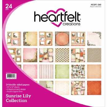 Heartfelt Creations Paper Pad Sunrise Lily