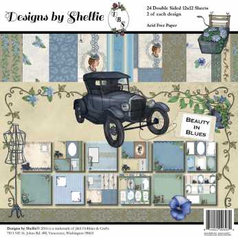 Designs by Shellie Paper Pad Beauty in Blues