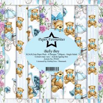 Paper Favourites Paper Pad Baby Boy 12x12"
