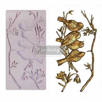 Prima re-design Decor Moulds Avian Love