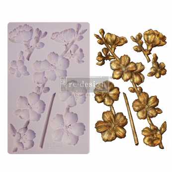 Prima re-design Decor Moulds Botanical Blossoms