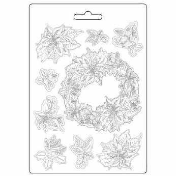 Stamperia Soft Mould Poinsettia