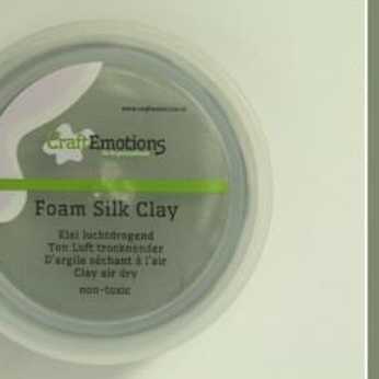 CraftEmotions Foam Silk Clay grau
